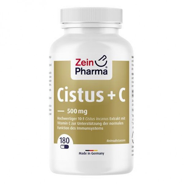Экстракт ладанник инканус для укрепления иммунитета CISTUS 500 mg+C Kapseln 180 St Zein Pharma Экстракт ладанник инканус для укрепления иммунитета CISTUS 500 mg+C Kapseln 180 St Zein Pharma